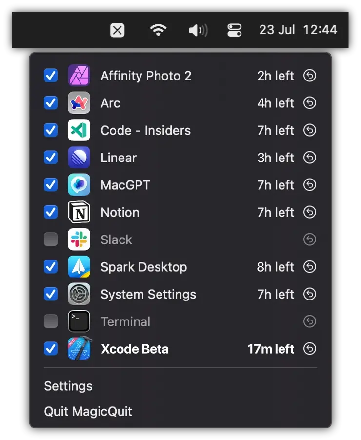Illustration de MagicQuit - Your MacOS Efficiency Tool