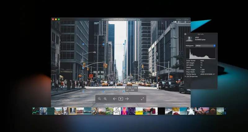 Illustration de Pixea - Modern Image Editor and Viewer for macOS