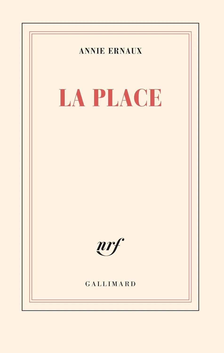 Couverture du livre 'La place'